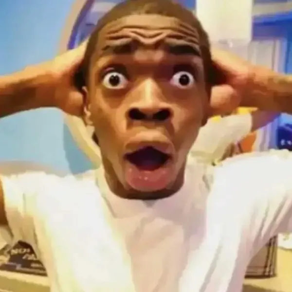 The original Shocked Black Guy meme template, before MemeChef cooked anyone into it